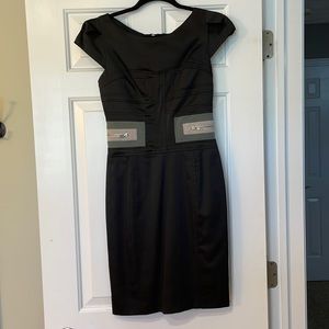Black Cap Sleeve Dress